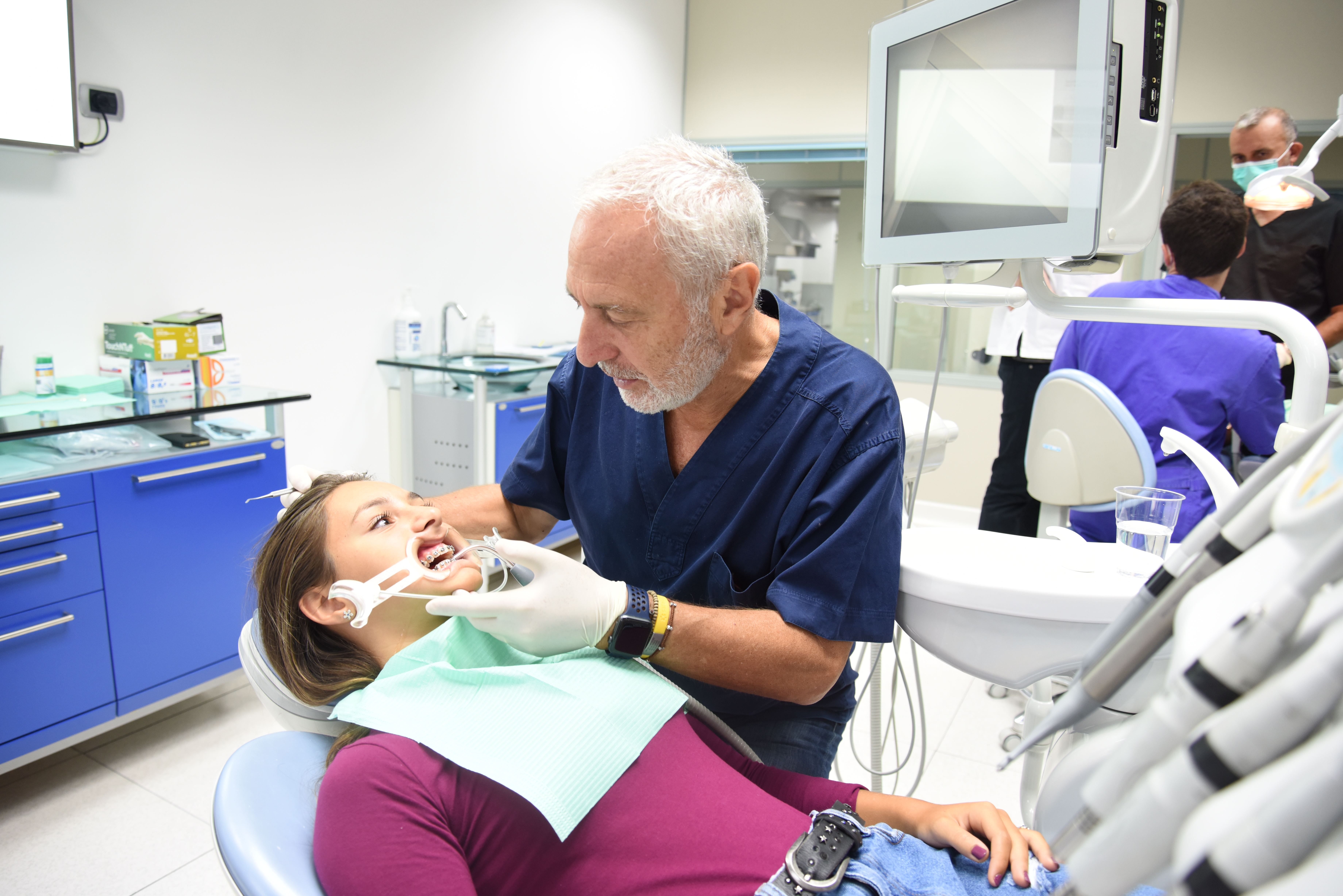 Dr. Fortini in studio odontoiatrico